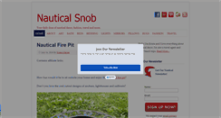 Desktop Screenshot of nauticalsnob.com